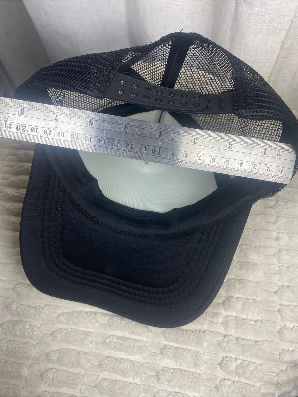 Western Cattle Brands Trucker Hat Black White All Over Print Mesh Snapback Cap